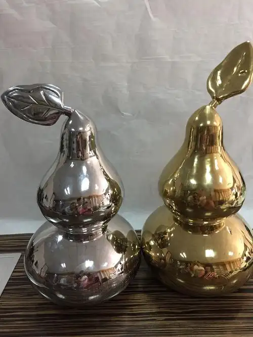 不锈钢葫芦雕塑 可大可小摆件和景观雕塑皆可