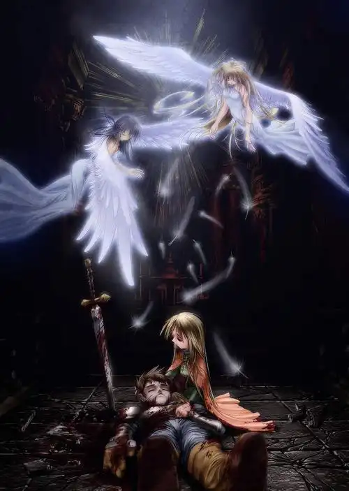 我想要一张哭泣的天使的图片哪位可以帮帮我啊?