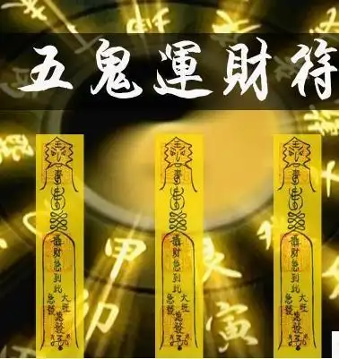 五鬼运财符图片大全
