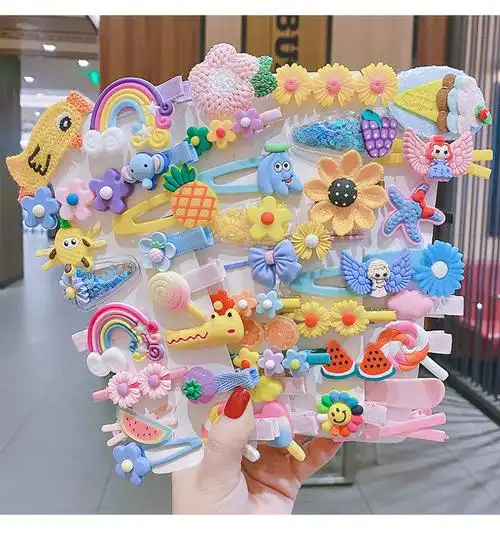 儿童发夹简约女童网红夹子女孩宝宝头饰公主发饰碎发夹可爱发卡女