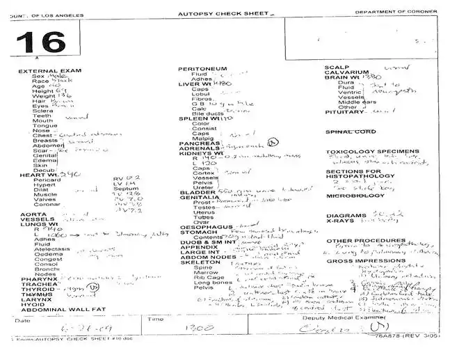 迈克尔·杰克逊尸检报告[mjjcn完整翻译版](内容可能引起不适,不喜