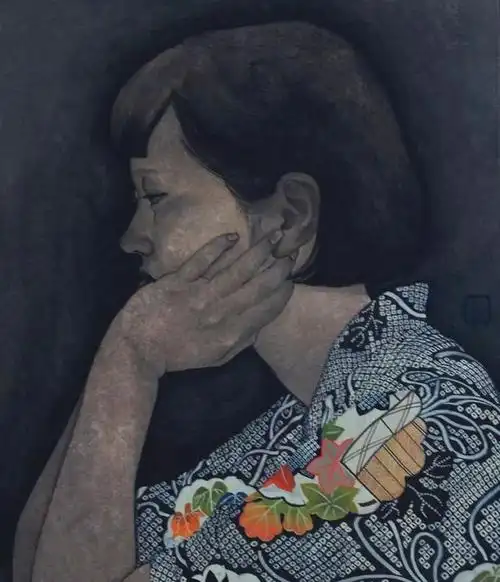 日本女画家大竹彩奈人物作品欣赏