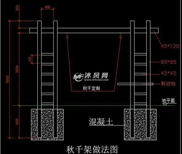 庭院景观设计cad图纸