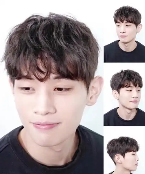 男长脸适合什么发型?头发比较硬的男生剪什么发型好?-图1