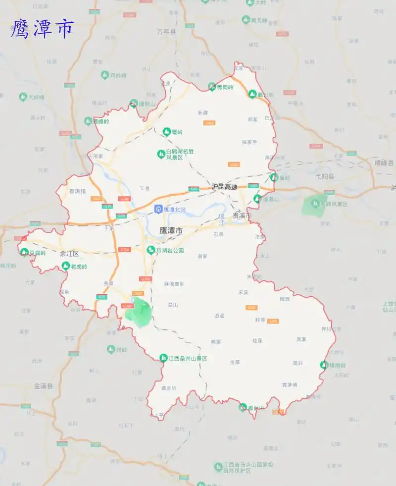 鹰潭市,江西省辖地级市,因"涟漪旋 - 抖音