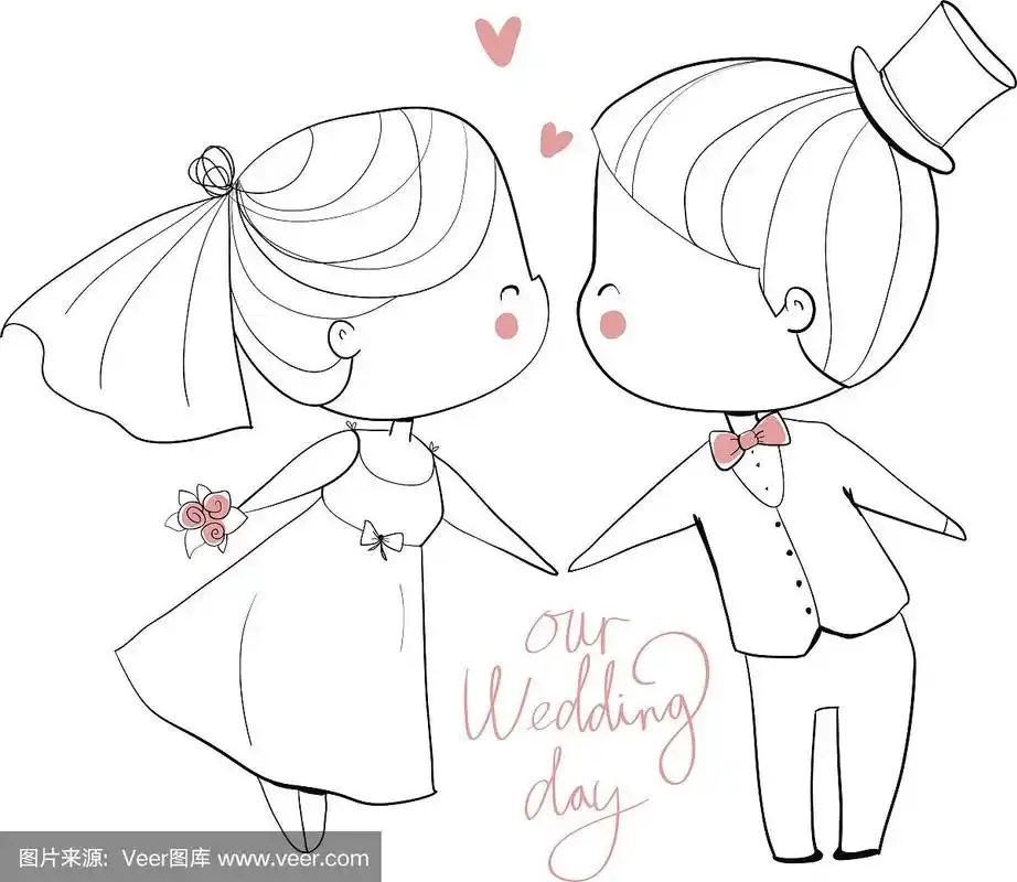 婚礼——新娘和新郎.