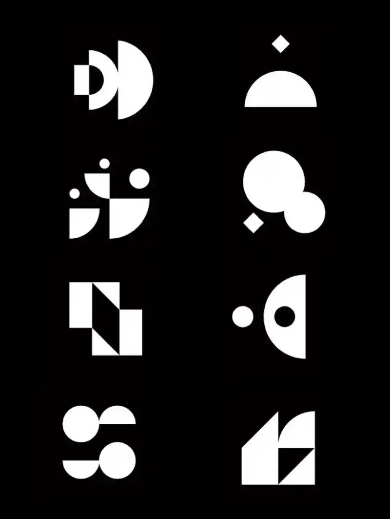 logo设计|几何图形创意的极简主义 8715 最简单的几何图形 圆