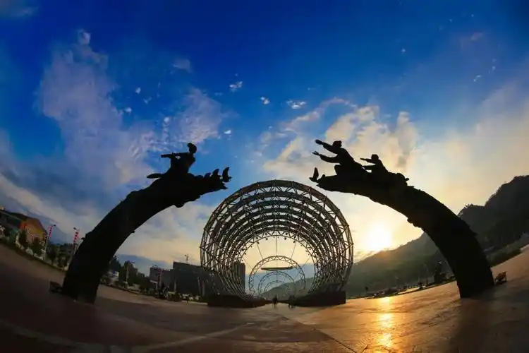 七夕浪漫城大美郧西景