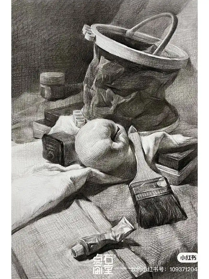 点石画室美术中考冲刺班课程范画