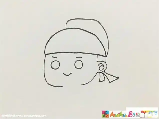 苏轼卡通简笔画