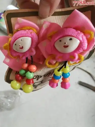 八十年代儿童发饰头花