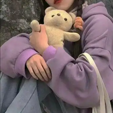 ins风紫色系女头女生头像