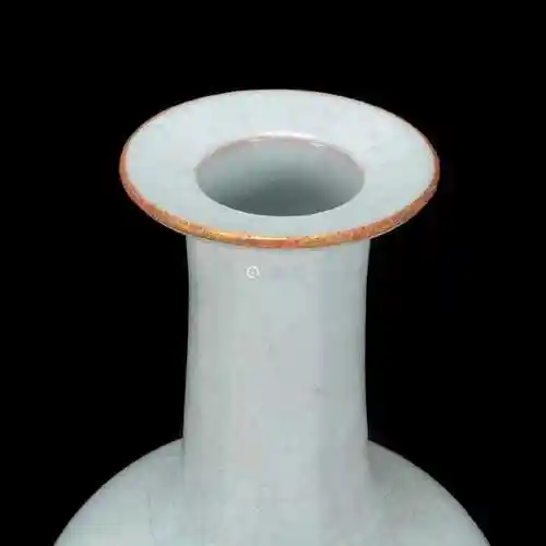 明成化仿汝窑对瓶