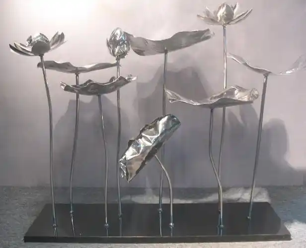 镂空荷叶雕塑厂家几何荷叶雕塑厂家铜荷叶雕塑厂家