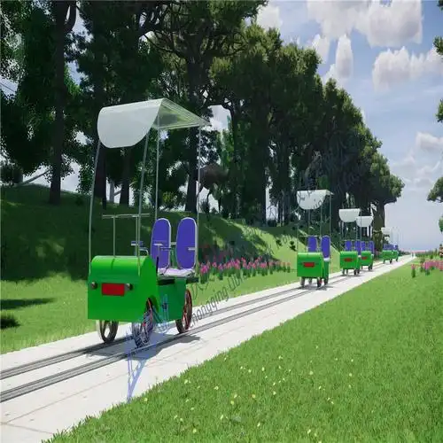 重庆艾博瑞威轨道自行车双人骑行车