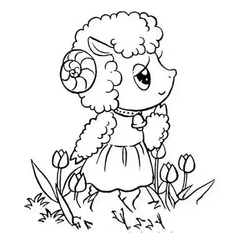 羊简笔画羊简笔画儿童画