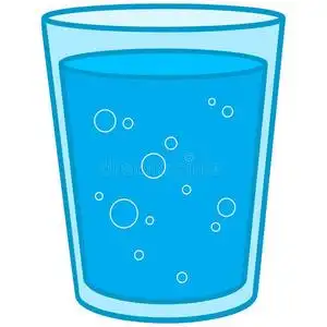 怎么画一杯水图片