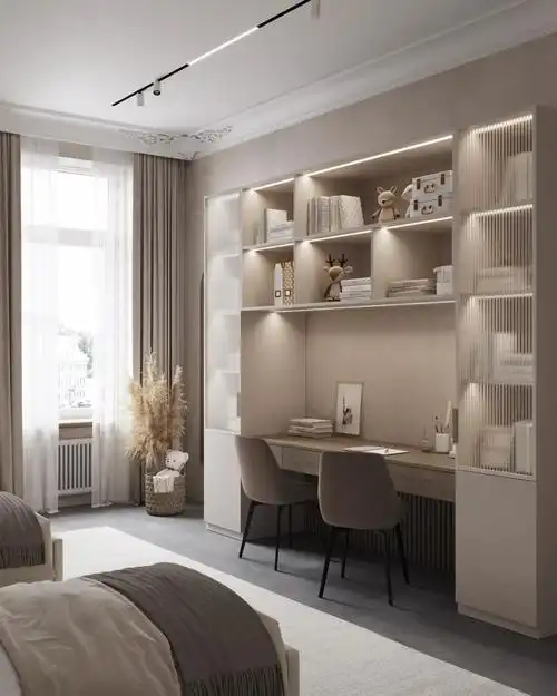 20款极简风格书柜好看又好用,至上均可定制