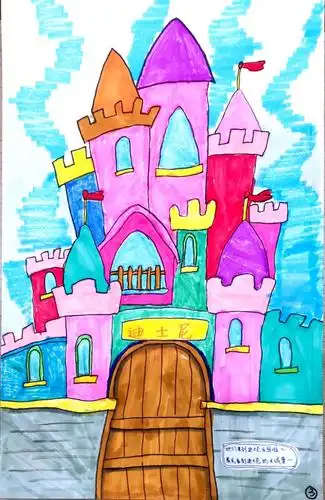 映入眼帘的是迪士尼的大城堡