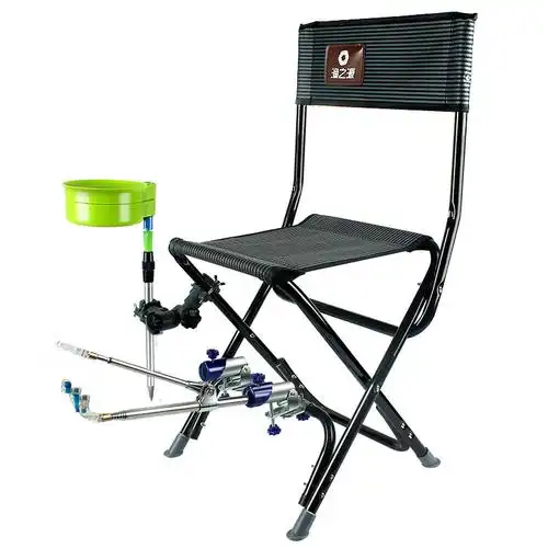 渔夫钓鱼椅子多功能垂钓椅折叠便携筏钓台钓椅子钓鱼凳子渔具用品