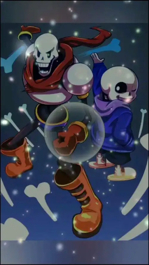 4步就得哔哩哔哩大会员 sans和papyrus(bgm:tokyovania)