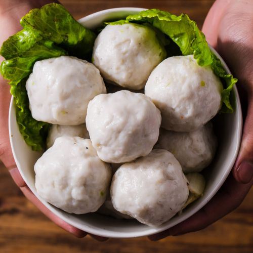 舌尖上的中国一品李潮汕达濠专做海鲜鱼丸手工纯鱼丸子新鲜海鱼蛋