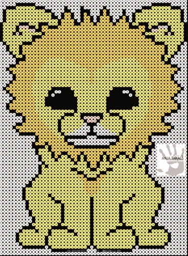 拼拼豆豆 图纸 动物园专辑