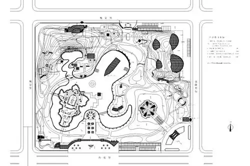 [河北]石家庄市希望绿洲公园cad施工图