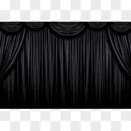 黑绸幕布