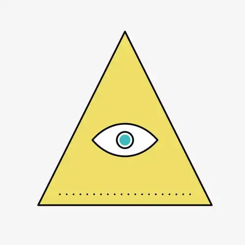 三角形手绘创意矢量免抠图png