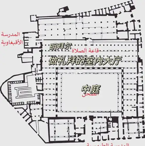 99阿克萨清真寺,作为埃及的著名地标,承载着深厚的宗教文化.