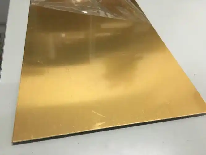 金色镜面铝钛金金镜面铝820金色镜面铝790金色镜面铝厂家直销