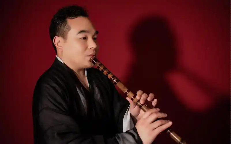 用箫来演奏经典笛子曲秋湖月夜