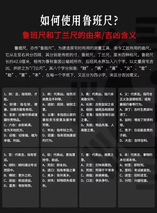 风水鲁班尺吉数对照表5米75米高精度正宗风水尺丁兰尺卷尺盒阴阳尺子