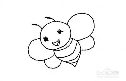 怎样画蜜蜂