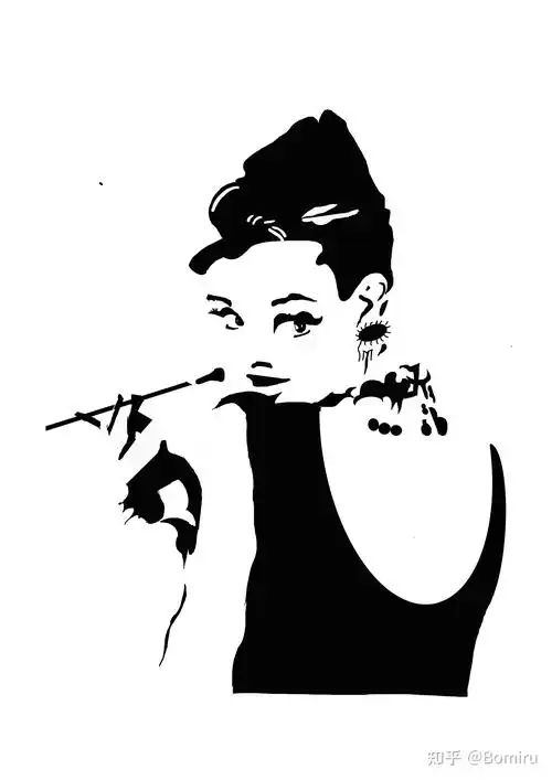 奥黛丽赫本手绘