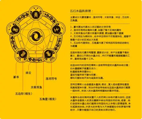 原创灵性作品-五行水晶摆件