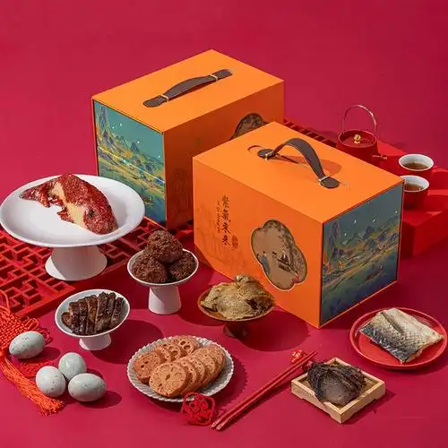 年货卤味礼盒装定制年货大礼包送长辈走亲戚春节鸭肉零食送礼品