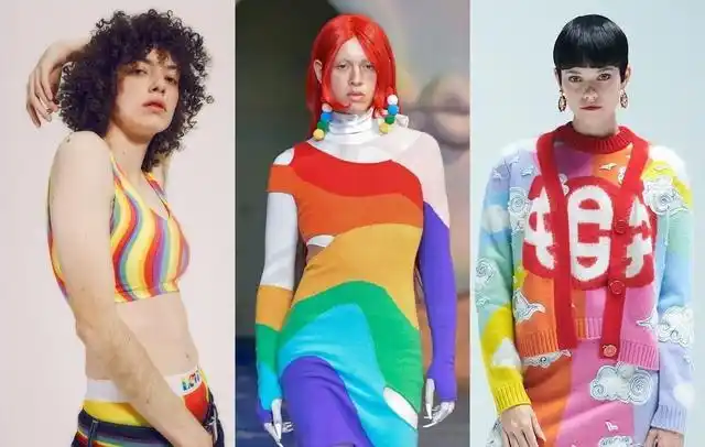 穿上彩虹色的服装,让秋天多彩起来