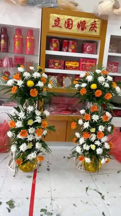 清明祭祖大花篮