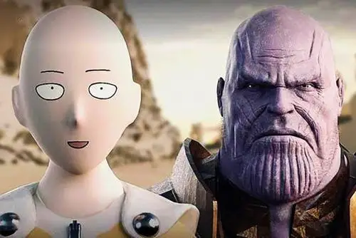 一拳超人埼玉vs灭霸瞬秒普通灭霸却只能和无限灭霸五五开