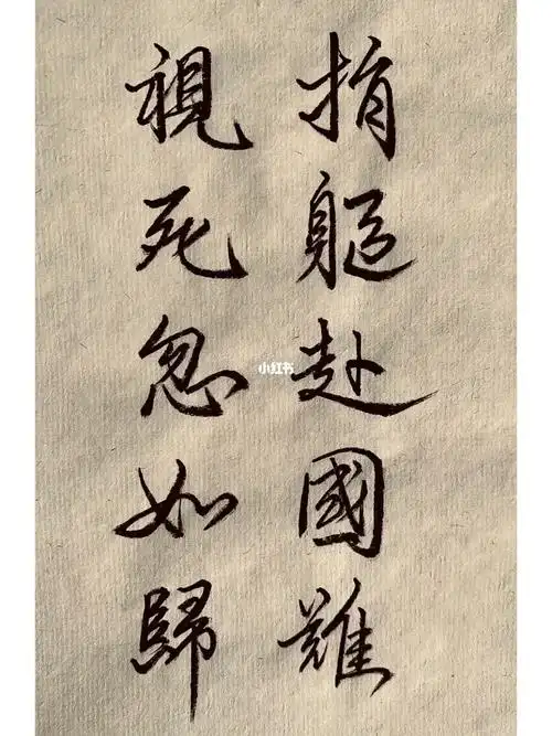 每日练字打卡