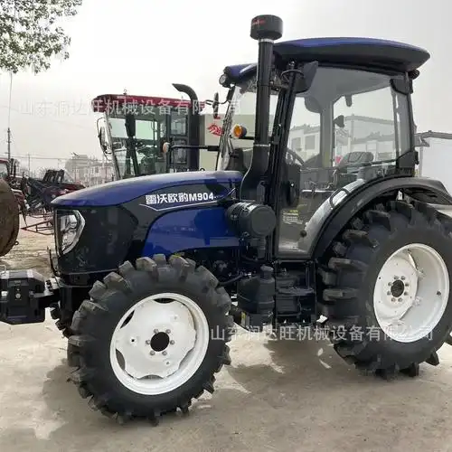萨丁604多缸四驱四轮拖拉机 电喷柴油多缸四驱拖拉机 旋耕犁地机