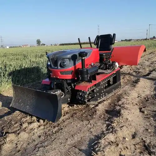 履带式旋耕式耕田机小型家用农用微耕机柴油机松土开沟施肥果园