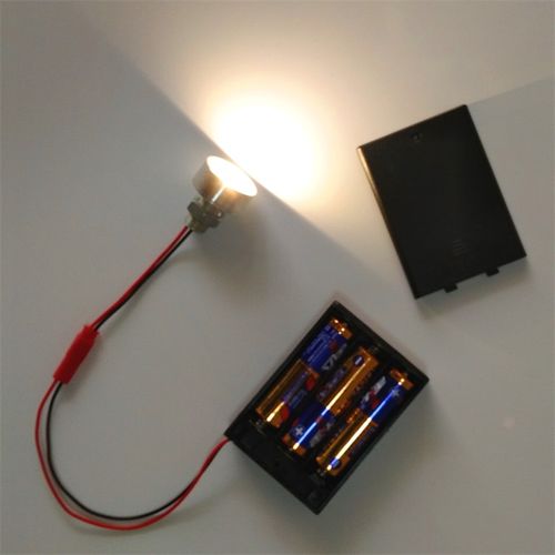1w超亮led灯泡5v灯珠电池灯光源灯笼创意手工diy迷你小夜灯带开关