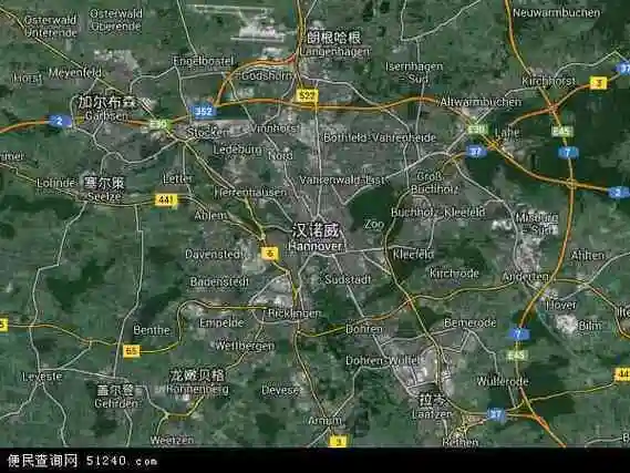 汉诺威卫星地图 - 汉诺威高清卫星地图 - 汉诺威高清航拍地图 - 2021