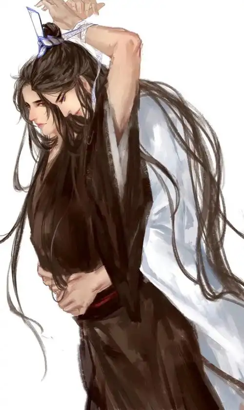 这时候的蓝二哥哥虽面不改色,立马起身,拔了避尘就要出门,吓到魏无羡