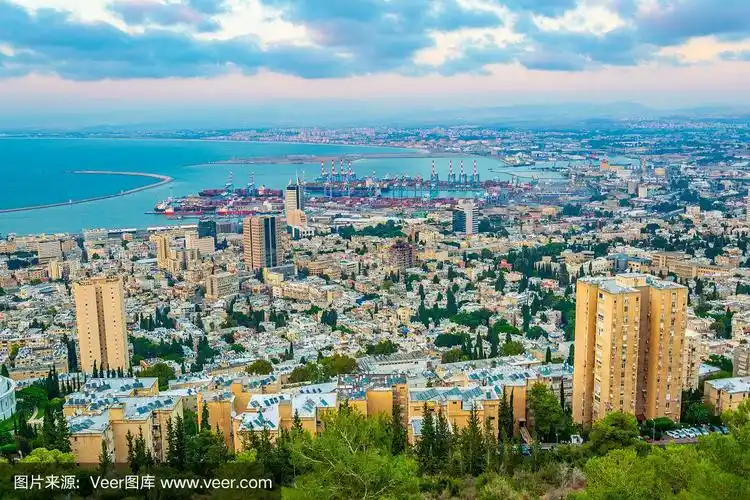 以色列海法的日落