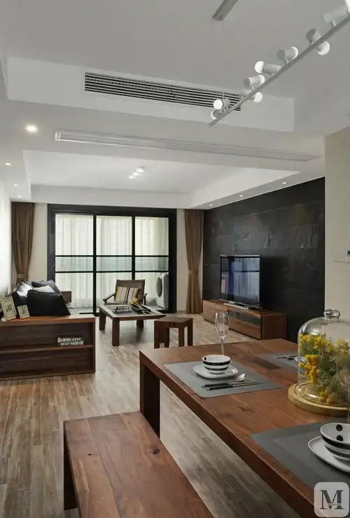 2万150㎡简约四房装修150㎡现代风4居-『极简至美』