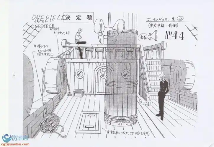 海贼王永远的黄金梅丽号手稿29p